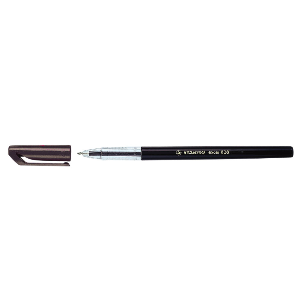 Pix stabilo excel 828 0.38 mm plastic negru