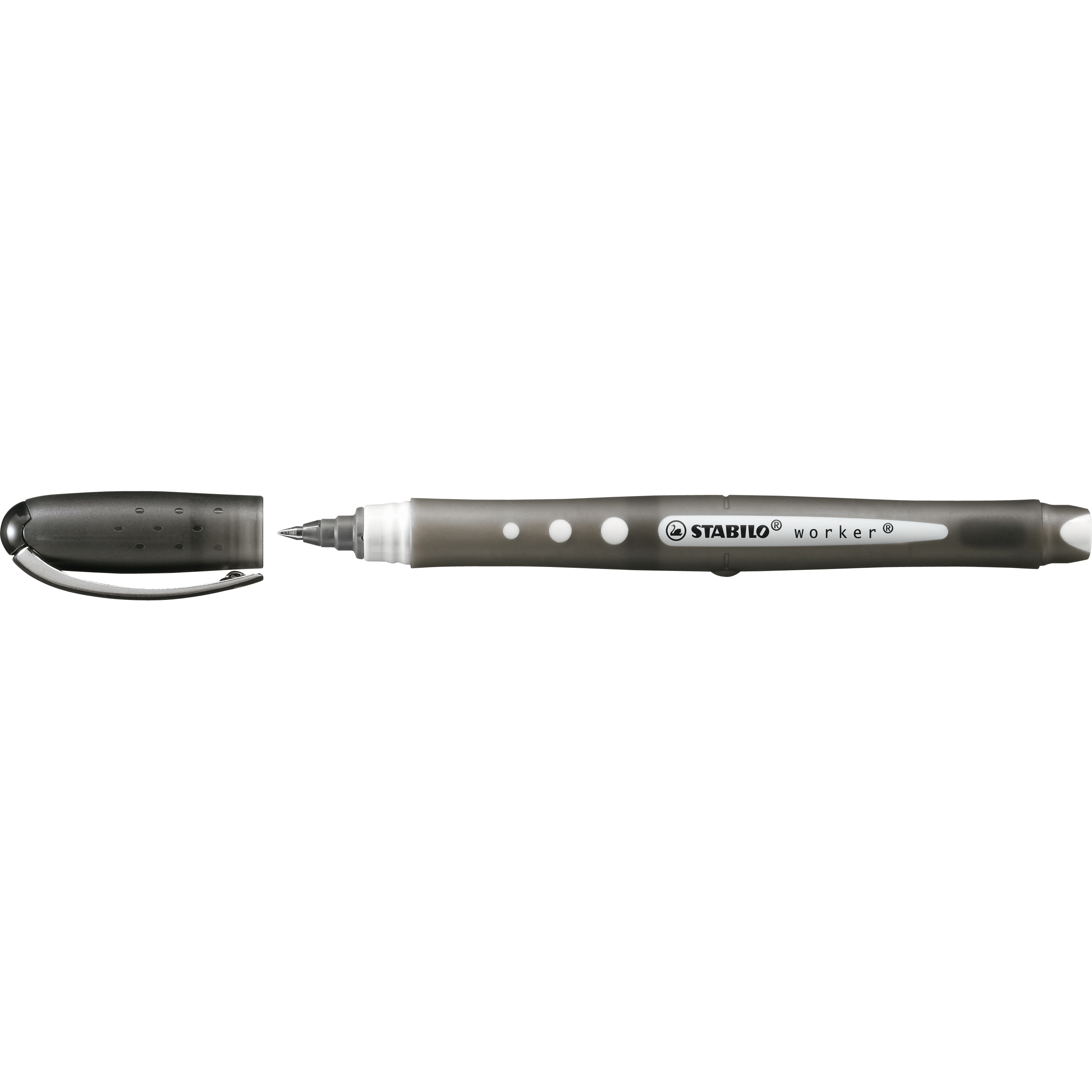 Roller cu cerneala  Stabilo  Bionic Worker Colorful  0.5 mm  plastic  negru