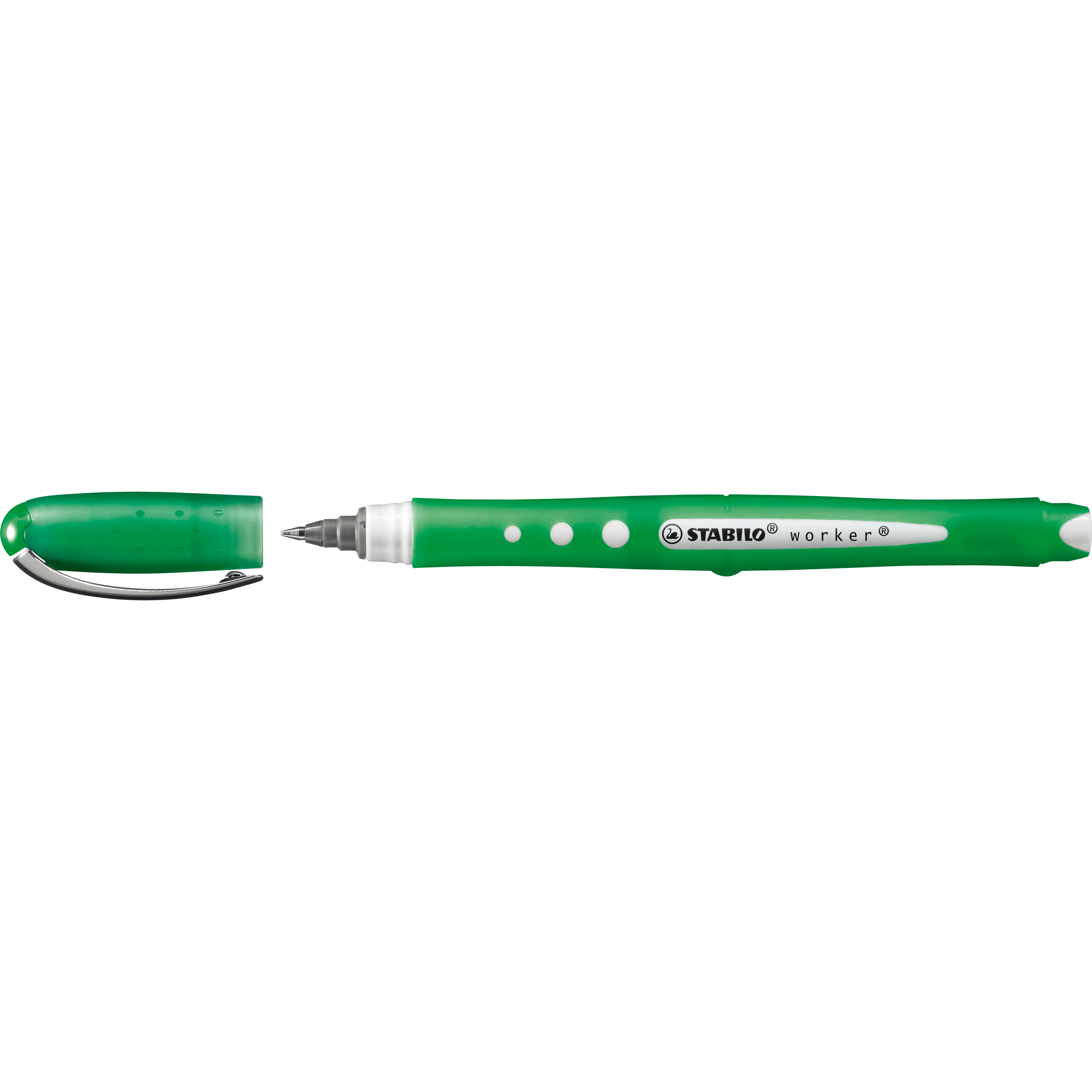 Roller cu cerneala  Stabilo  Bionic Worker Colorful  0.5 mm  plastic  verde
