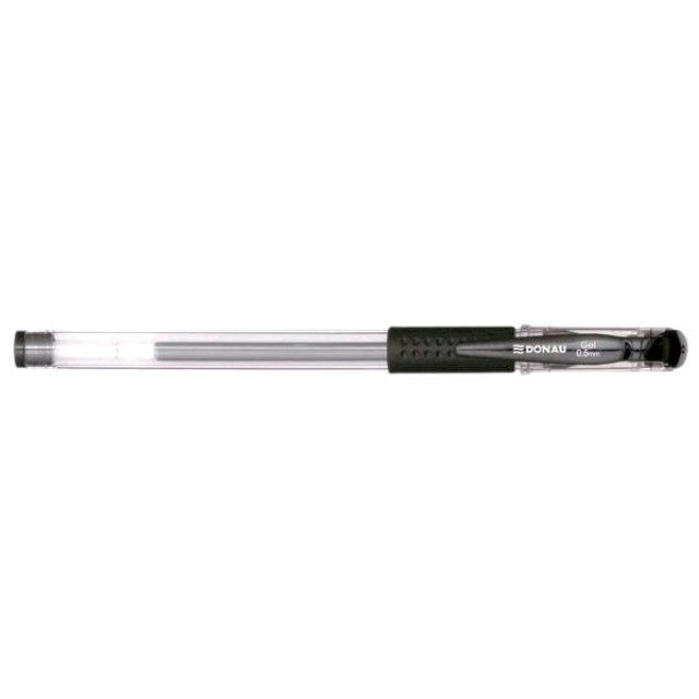 Roller cu gel  Donau  0.5 mm  plastic  negru