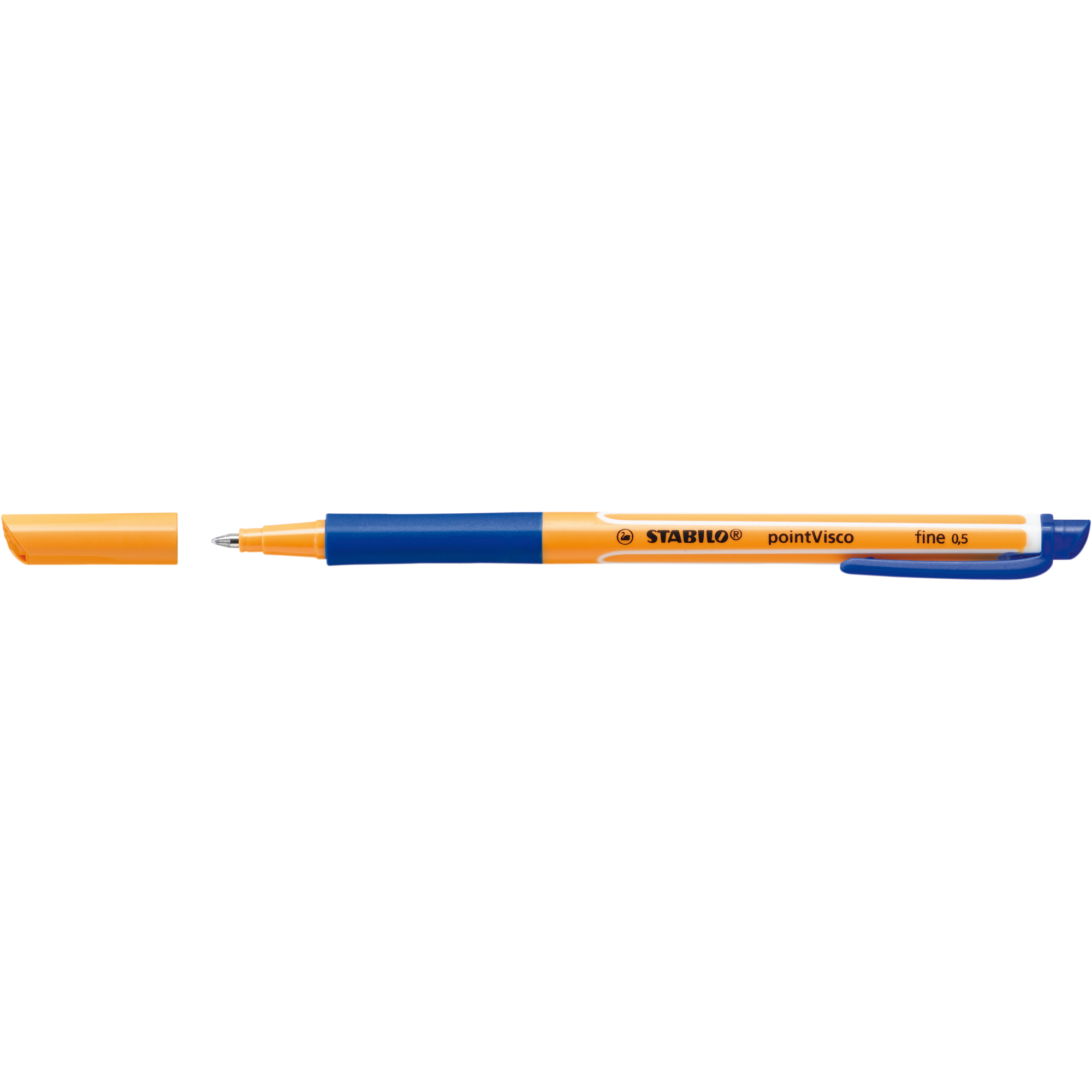 Roller cu gel  Stabilo  Point Visco  0.5 mm  plastic  albastru