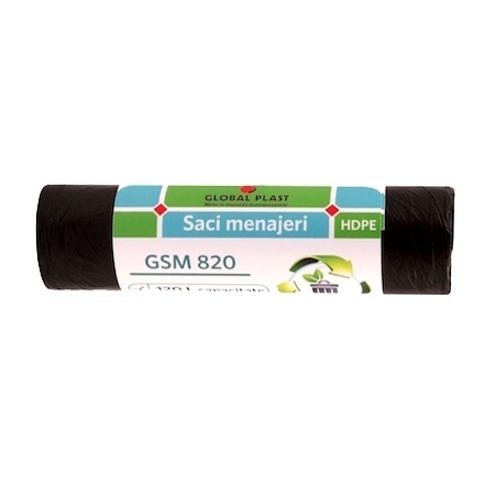 Saci menajeri 120 l 10 bucati/rola