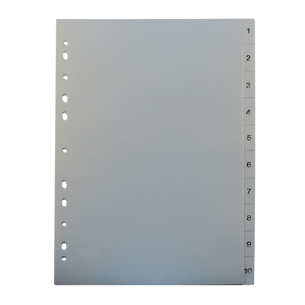 Separatoare Noki  din plastic  cu index 1-10