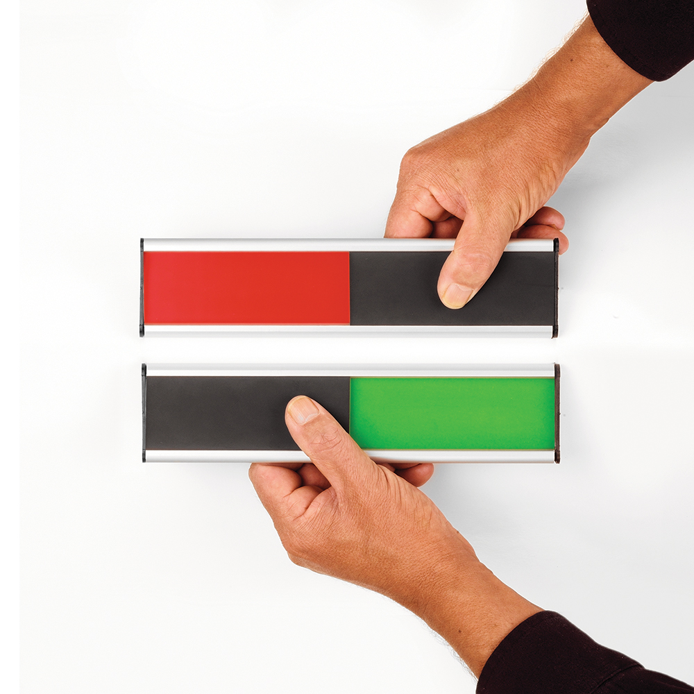 In-out doorplate Legamaster 6×25 cm rama din aluminiu panou din plistiren Legamaster imagine 2022 depozituldepapetarie.ro