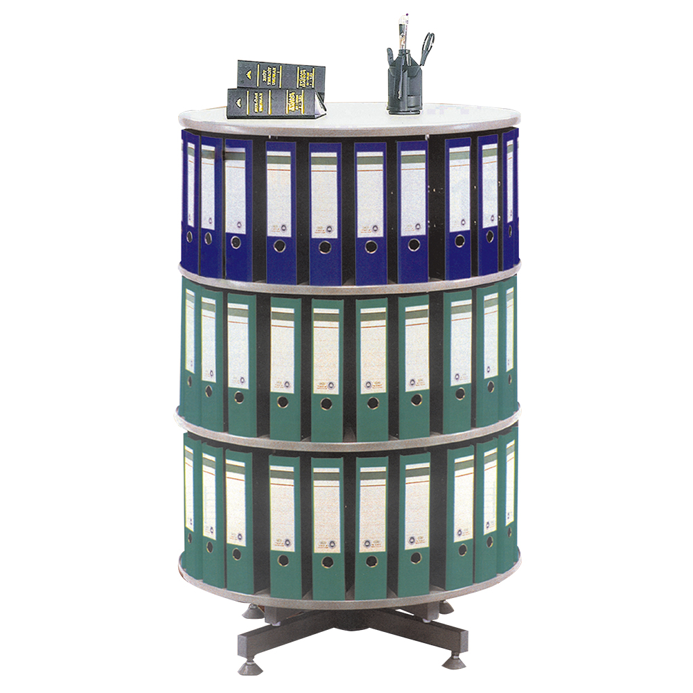 Coloana rotativa pentru bibliorafturi PFL gri 80×93 cm sanito.ro