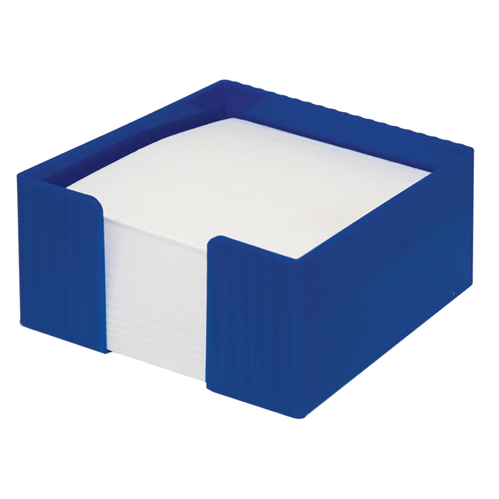 Suport cub hartie Flaro Star plastic 90 x 90 mm albastru Flaro imagine 2022 depozituldepapetarie.ro
