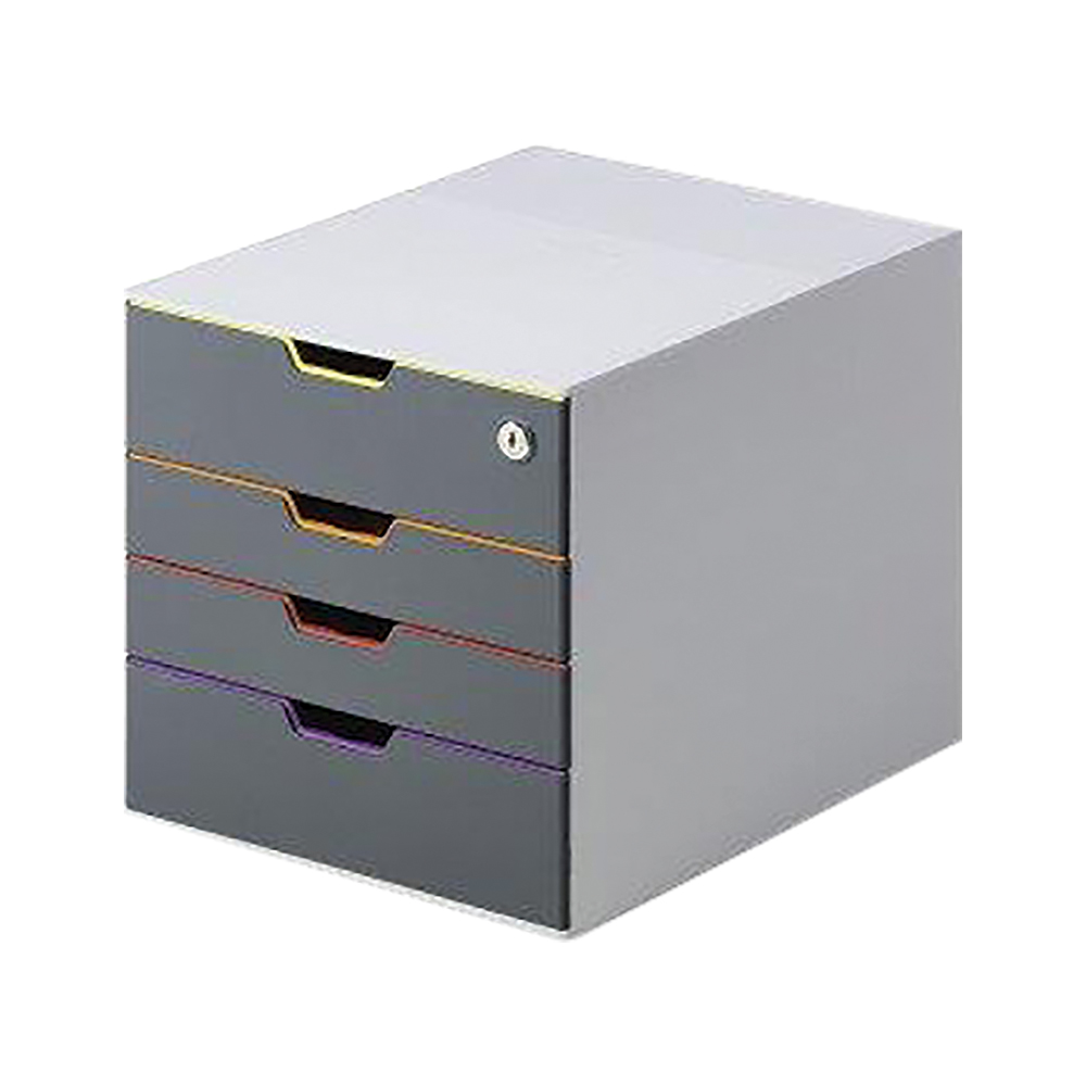 Organizator  documente  Durable Varicolor  cu 4 sertare