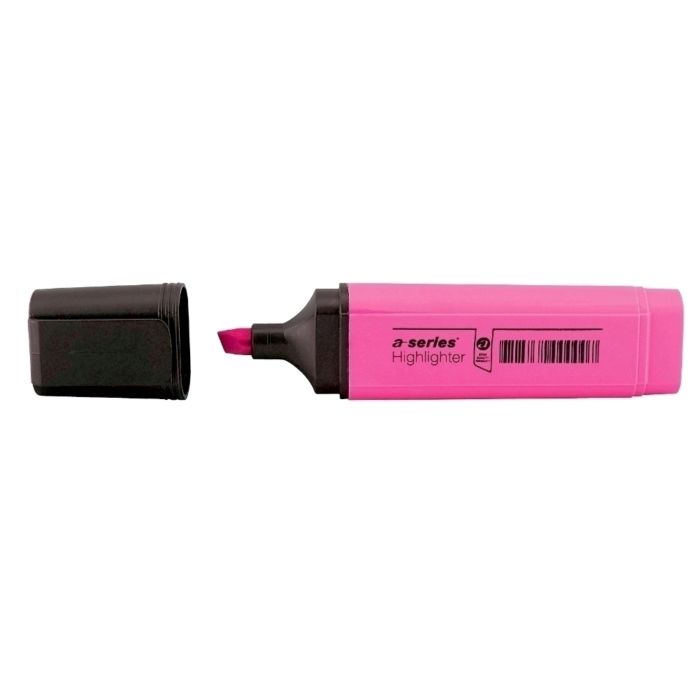 Textmarker A-series varf 1-5 mm roz A-series imagine 2022 depozituldepapetarie.ro