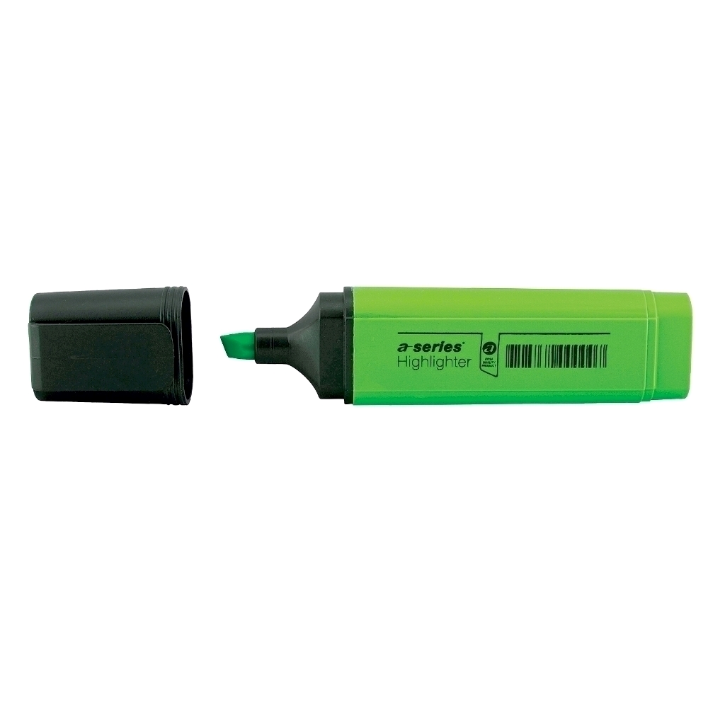Textmarker A-series varf 1-5 mm verde A-series imagine 2022 depozituldepapetarie.ro