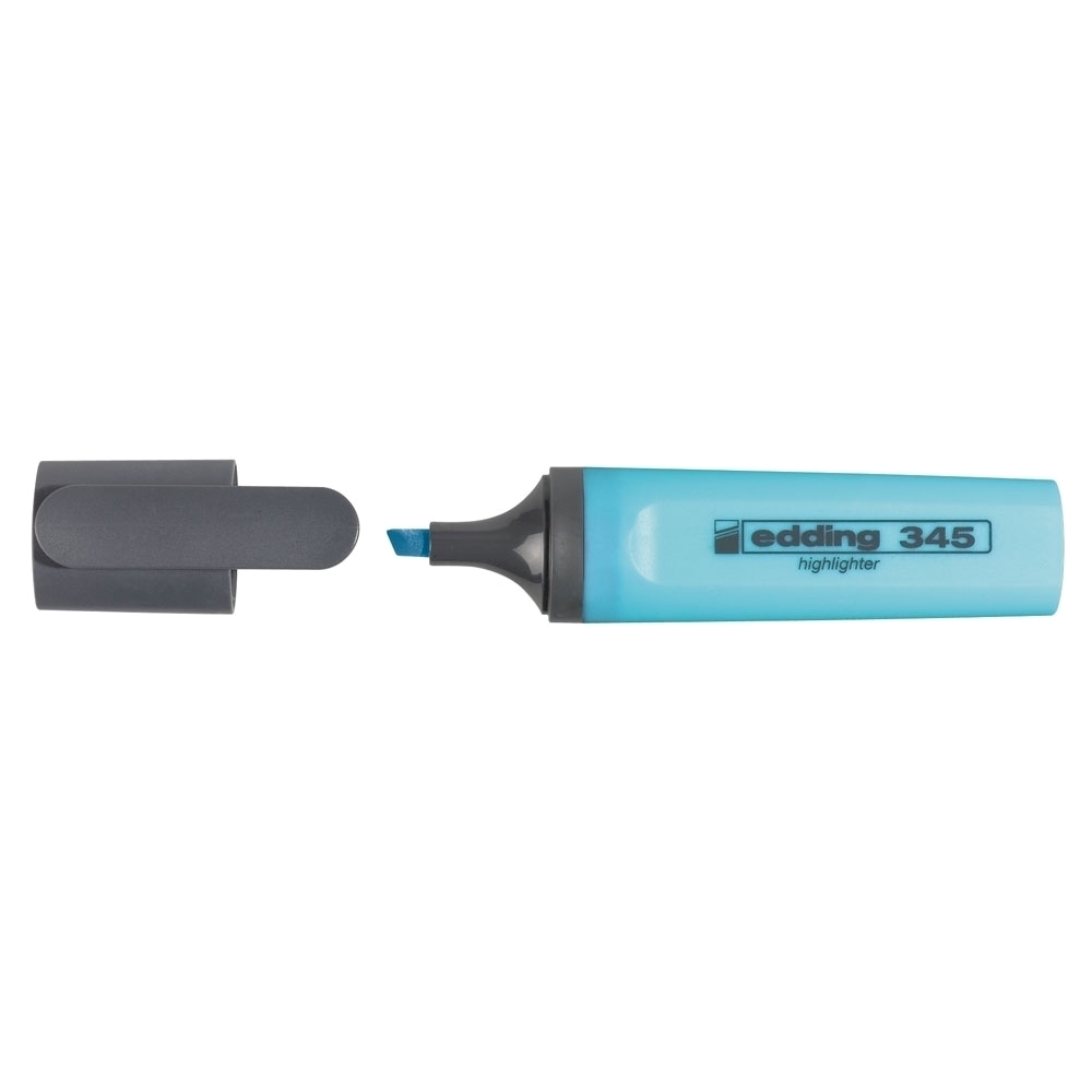 Textmarker Edding 345  varf 2-5 mm  albastru