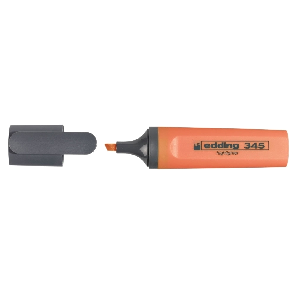 Textmarker Edding 345 varf 2-5 mm portocaliu Edding imagine model 2022