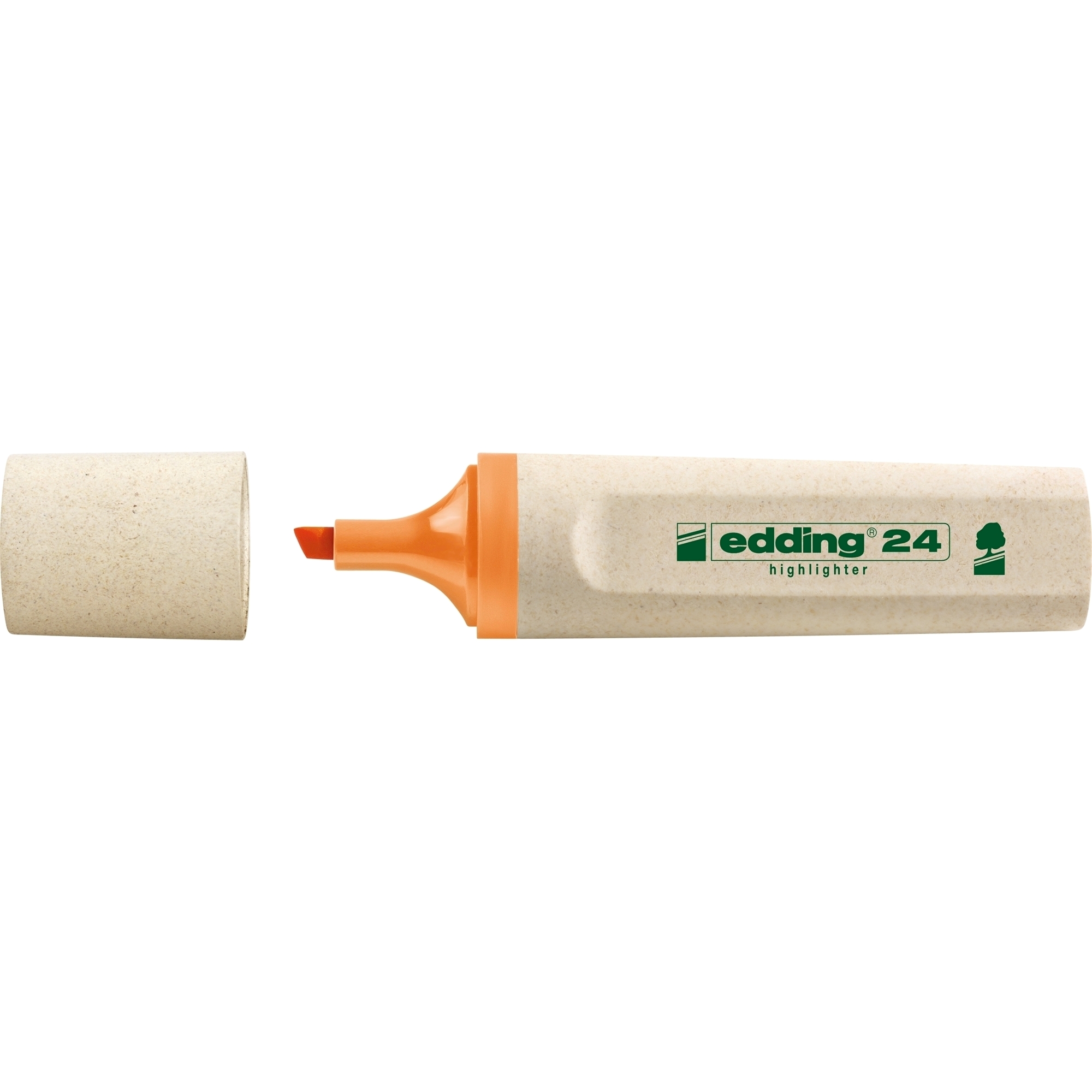 Textmarker Edding Ecoline varf retezat 2-5 mm orange Edding