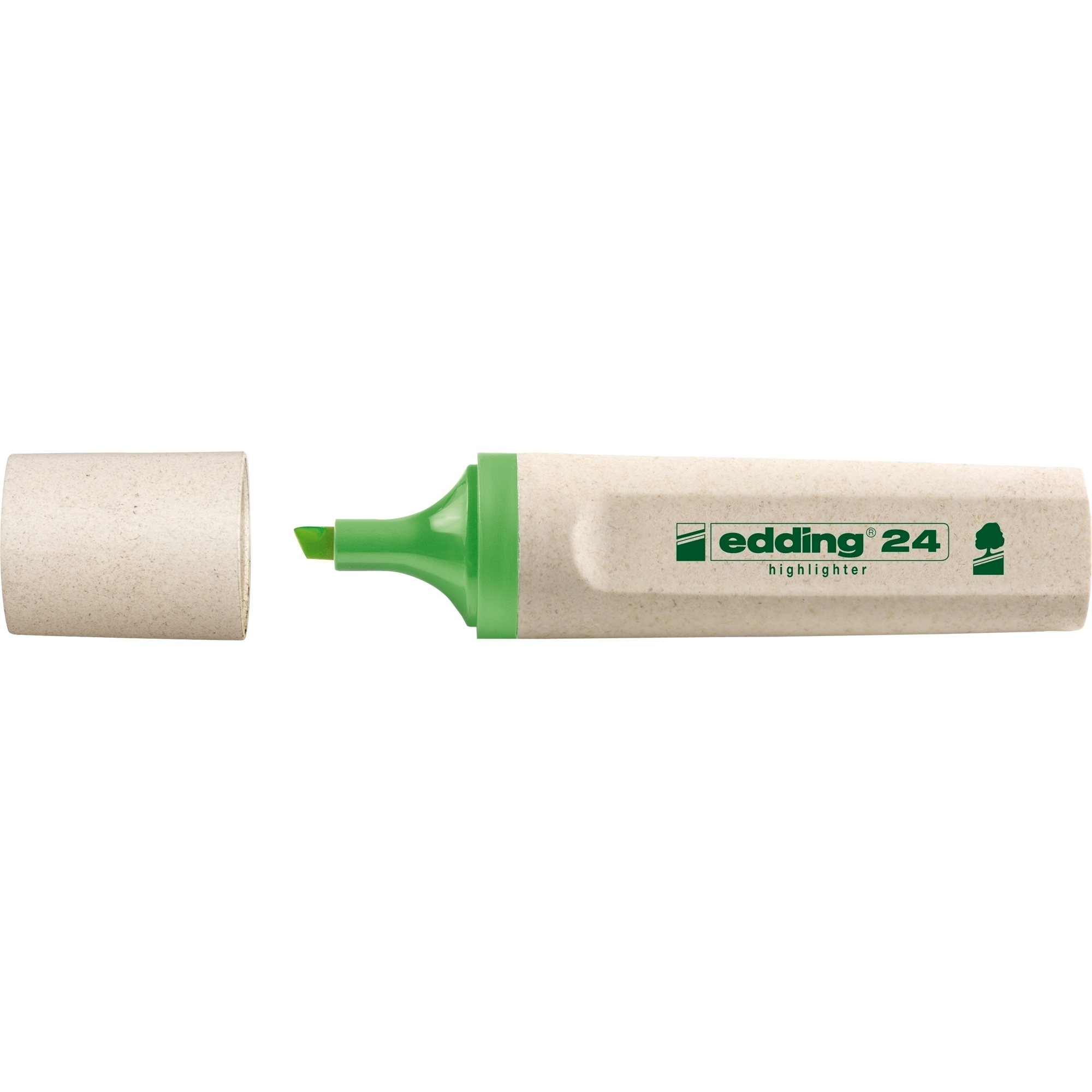 Textmarker Edding Ecoline  varf retezat  2-5 mm  verde