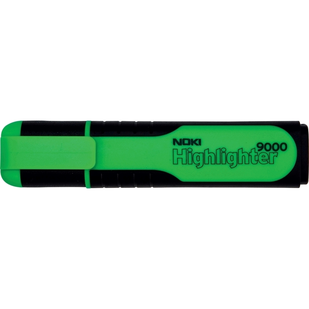 Textmarker Noki Wide 9000 varf retezat 1-5 mm verde