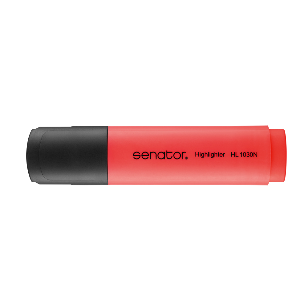 Textmarker  Senator seria 1000  1.5 mm  cerneala fluorescenta  rosu