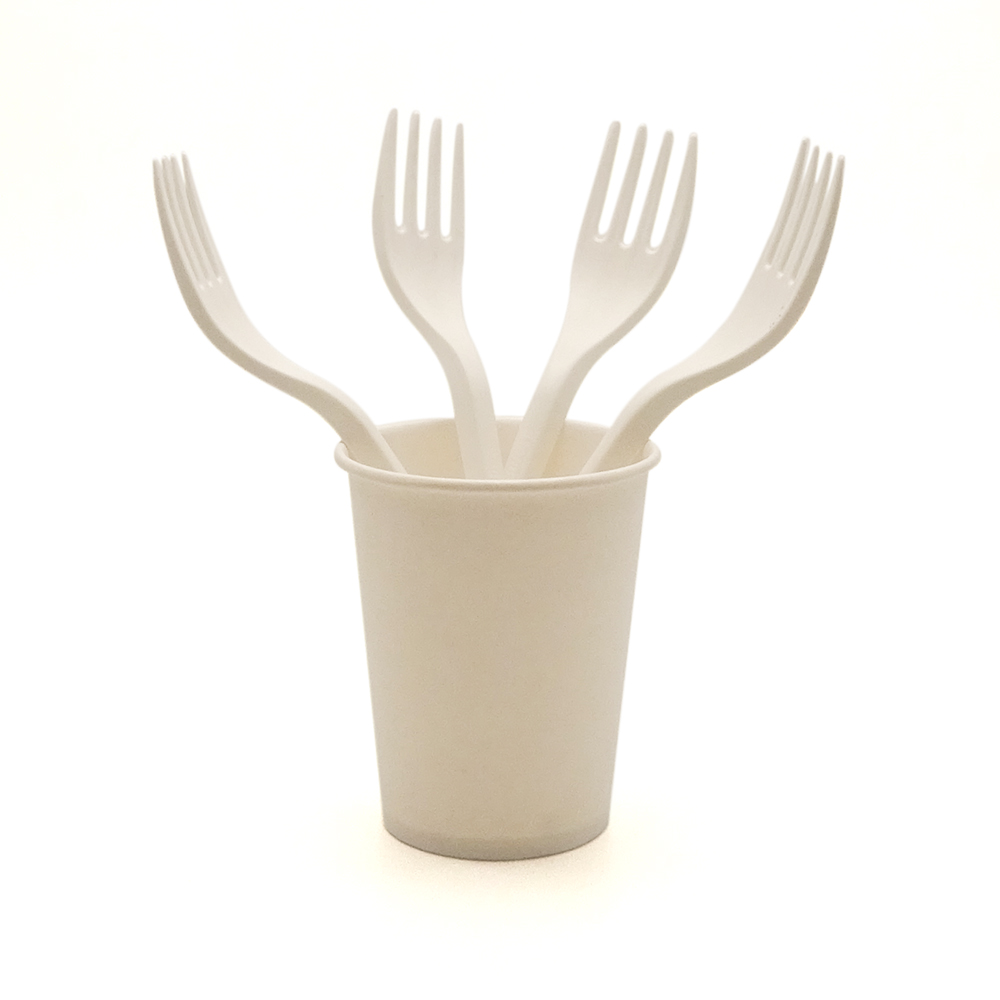 Set de 100 bucati furculite bio compostable