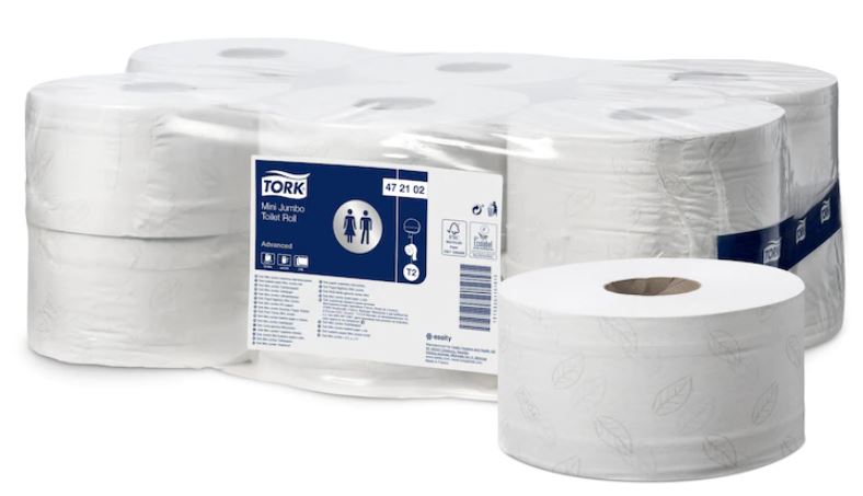 Hartie igienica mini jumbo cu 2 straturi  de 180 m  Tork Advanced