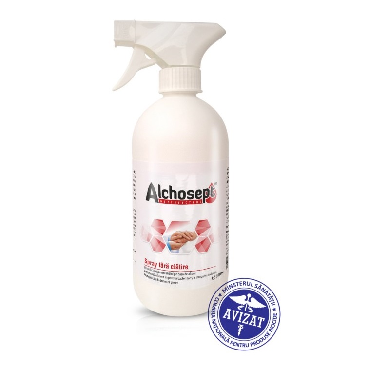 Alchosept 500 ml Dezinfectant pentru maini si tegumente 85% alcool