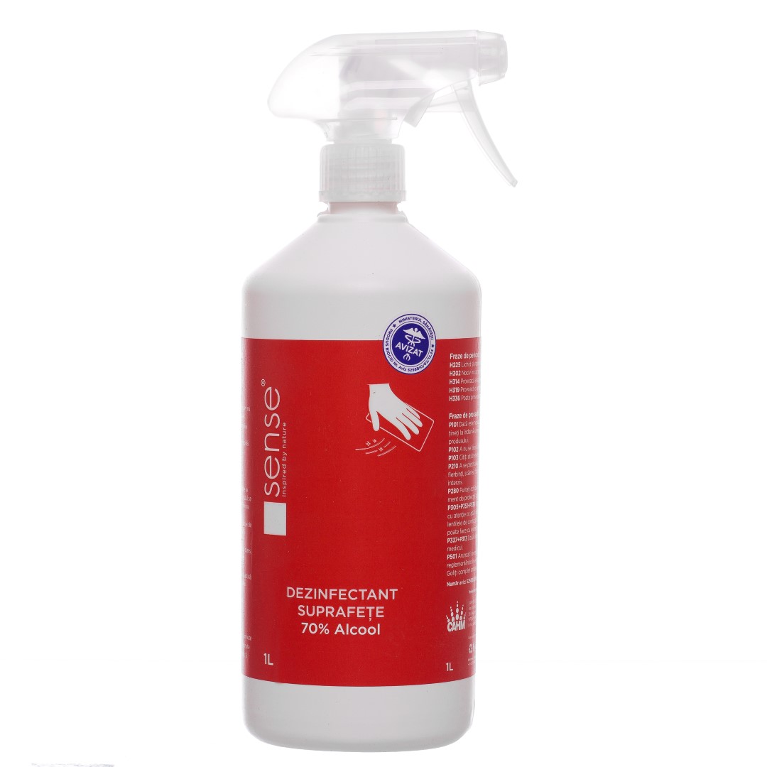 Dezinfectant suprafete RTU 70% Alcool 1L  Sense