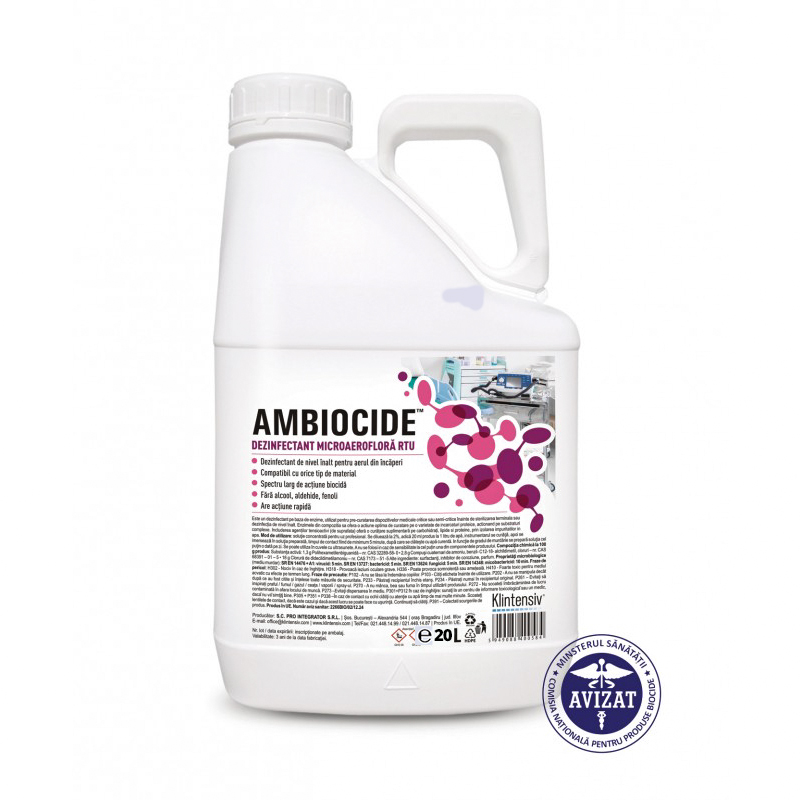 Klintensiv® ambiocide - dezinfectant microaeroflora rtu 20l