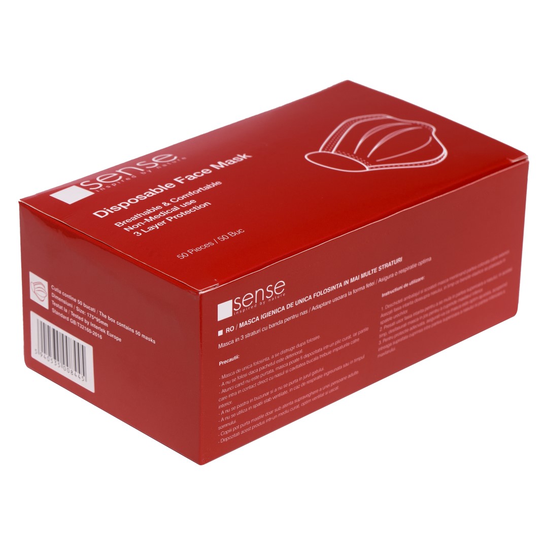 Masti civile igienice adulti - sense set 50 buc