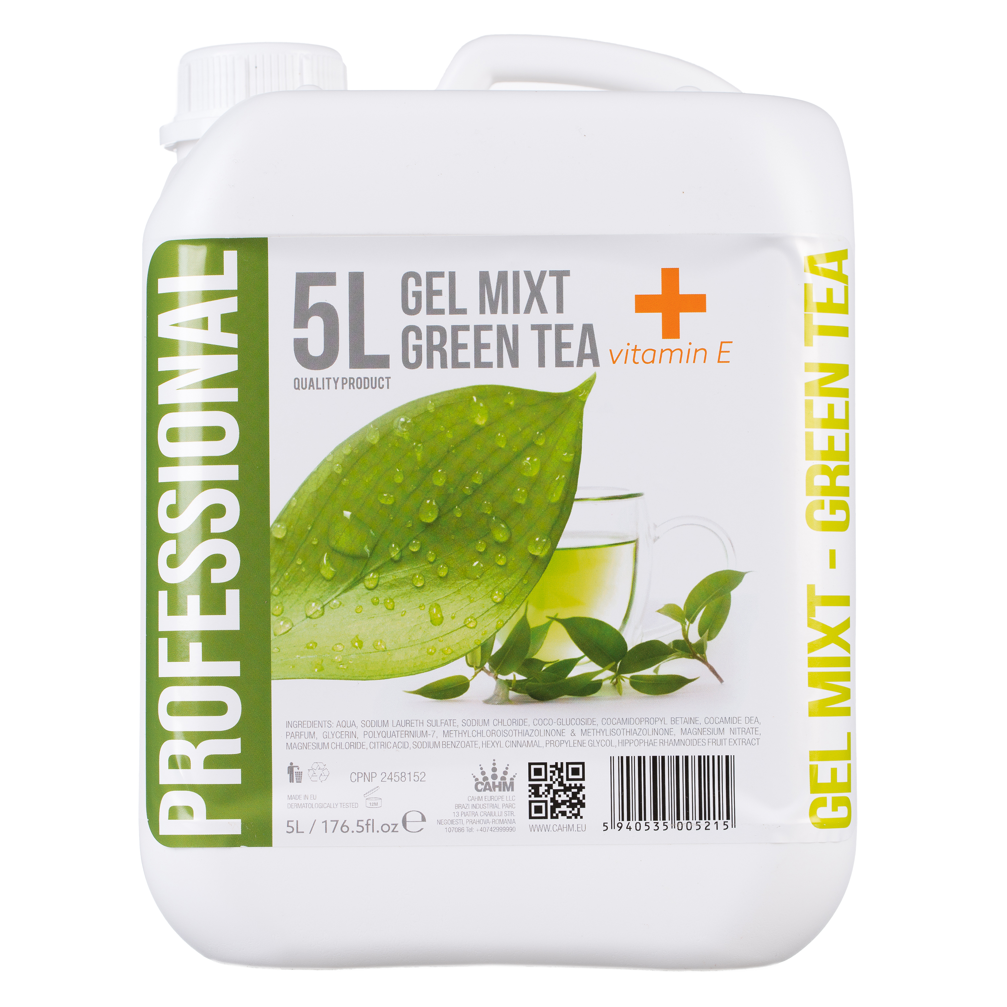 Gel mixt 5L – Green Tea + Vit E CAHM