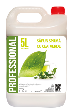 PROFESIONAL Sapun Lichid SPUMA cu parfum Green Tea 5 L CAHM