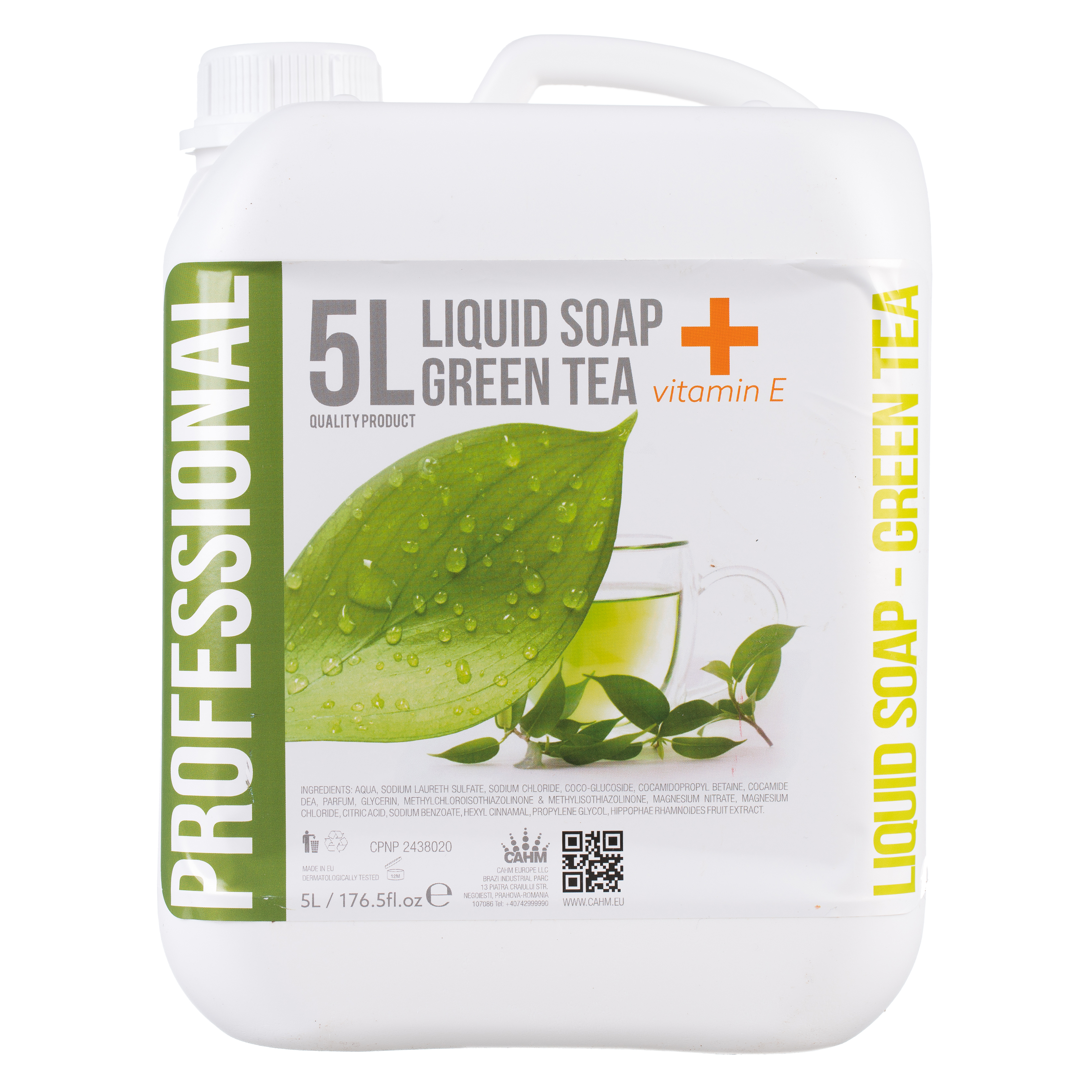 Sapun lichid 5L -Green Tea CAHM imagine 2022 depozituldepapetarie.ro