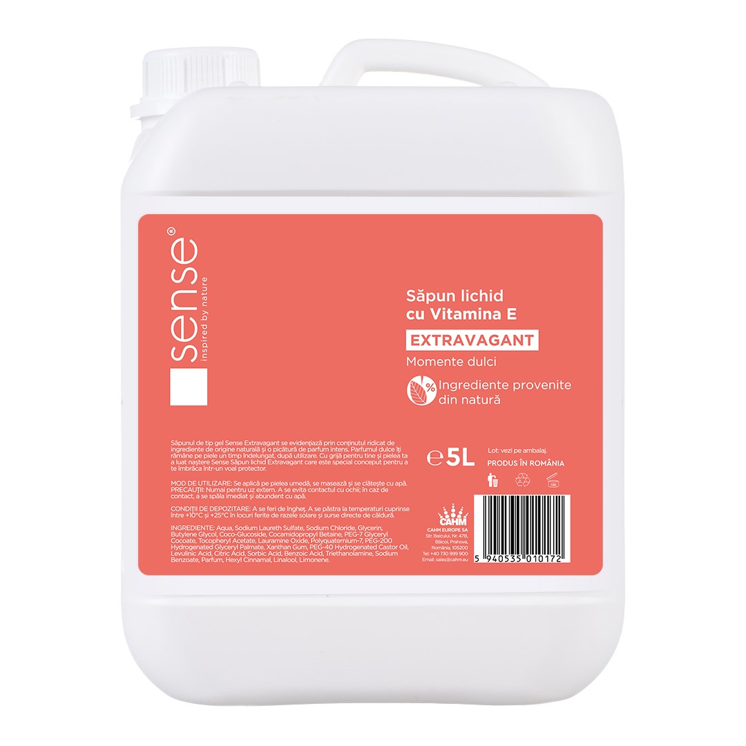 Sense Sapun Lichid Gel Extravagant HDPE 5L