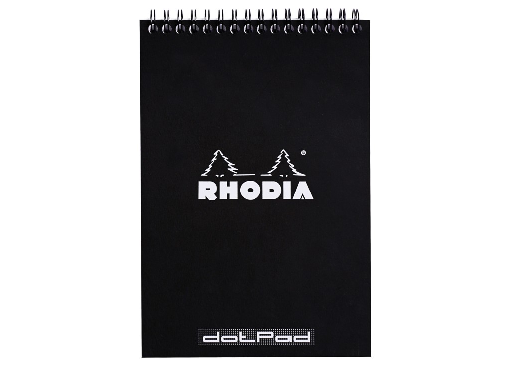 Blocnotes A5 Spiral Pad Rhodia Classic Black Rhodia imagine 2022 depozituldepapetarie.ro
