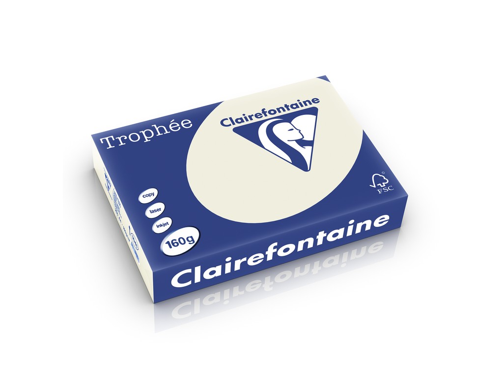 Carton color A4 Clairefontaine Pastel 160 g/mp-250 coli/top Clairefontaine imagine 2022 caserolepolistiren.ro
