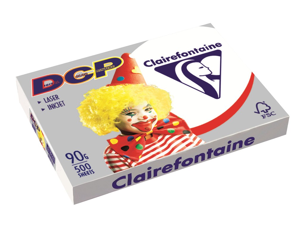Hartie colorata A3 90 g/mp 4 culori/top Clairefontaine 500 coli/top