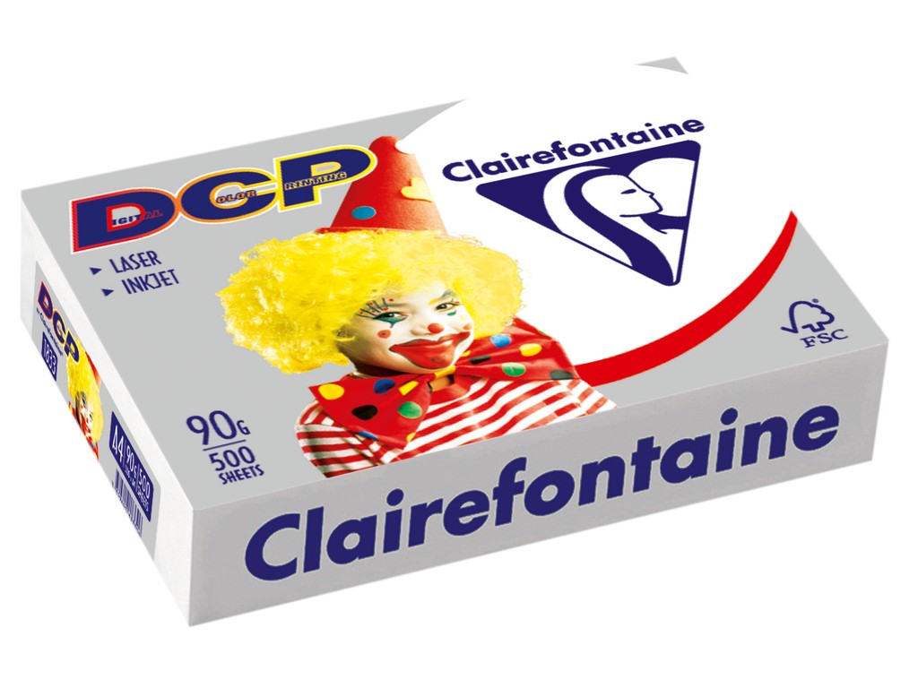 Hartie A4 90g/mp 5 culori/top Clairefontaine 500 coli/top 