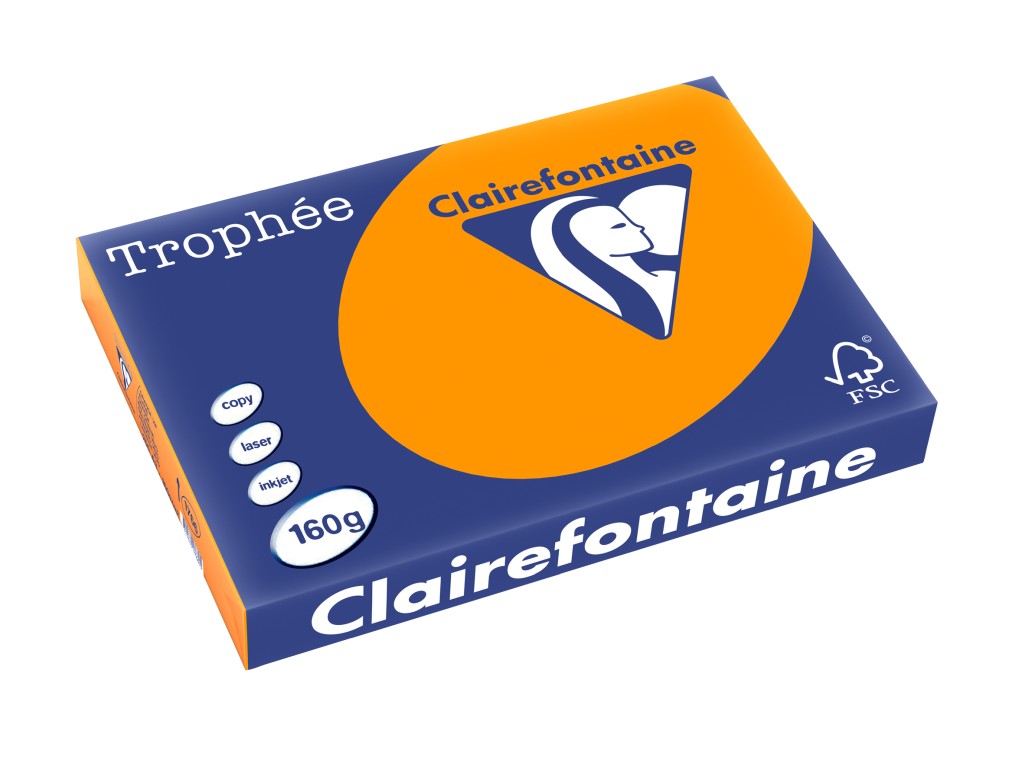 Carton color A3 Clairefontaine Intens 160 g/mp-250 coli/top Clairefontaine