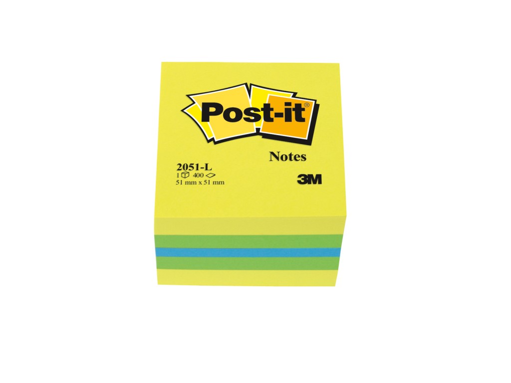 Cub Notes adeziv Post-it® Neon 51 Post-it imagine 2022 depozituldepapetarie.ro