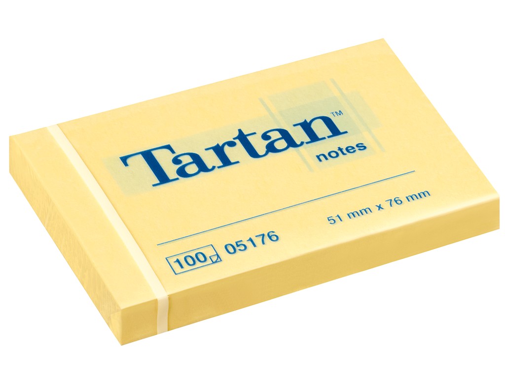 Notes adeziv Tartan 51 x 76 mm