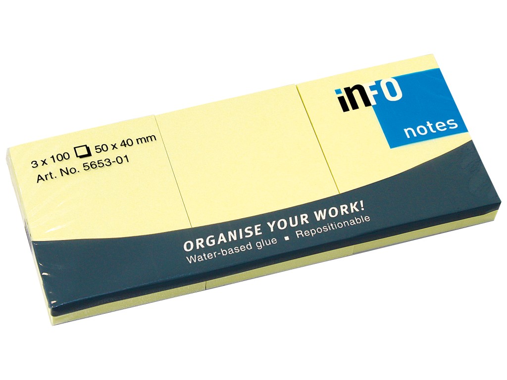 Set notes adeziv yellow