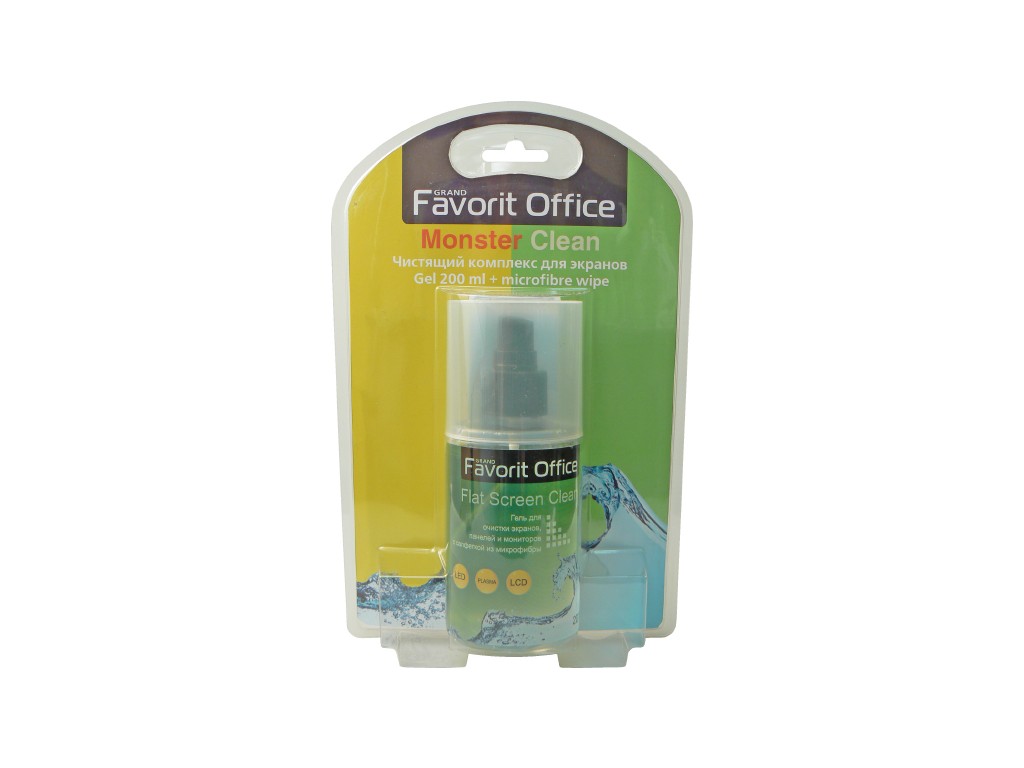 Set spray gel 200 ml + laveta microfibra ecran LCD/TFT blister Favorit