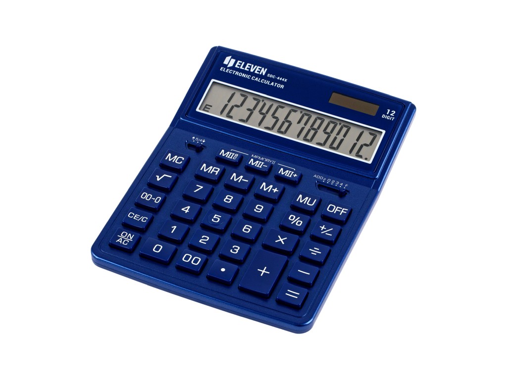 Calculator de birou 12 digiti  204 x 155 x 33 mm  Eleven SDC-444XR