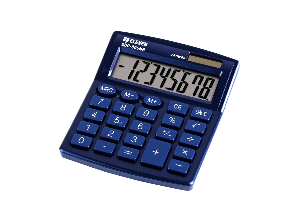 Calculator de birou 8 digiti   120 x 105 x 21 mm  Eleven SDC-805
