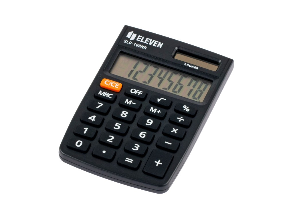 Calculator de buzunar 8 digiti  88 x 58 x 10 mm  Eleven SLD-100NR