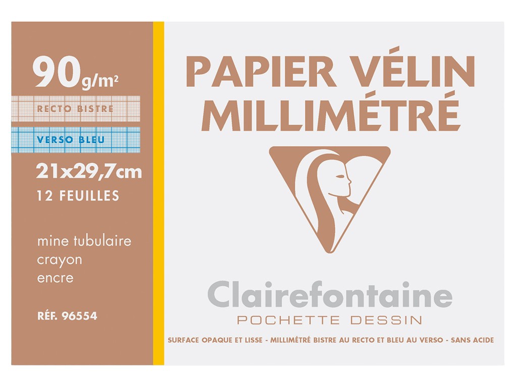 Hartie milimetrica Clairefontaine