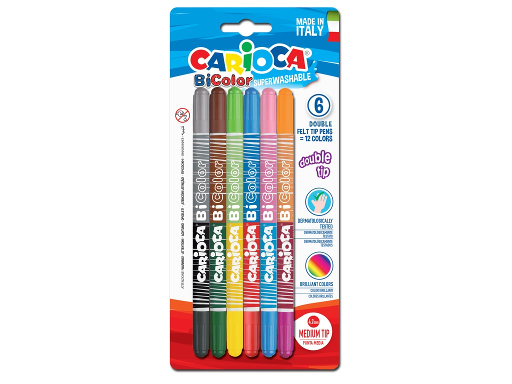 Carioca Bi-Color 6/set