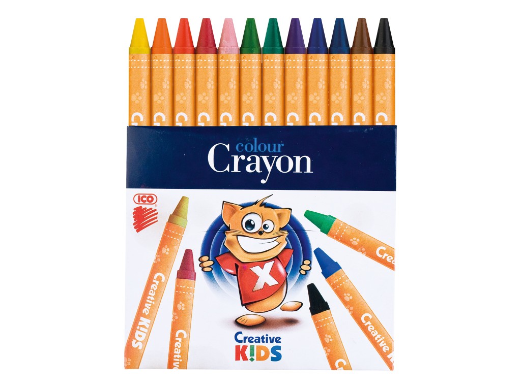 Creioane cerate creative kids 12/set