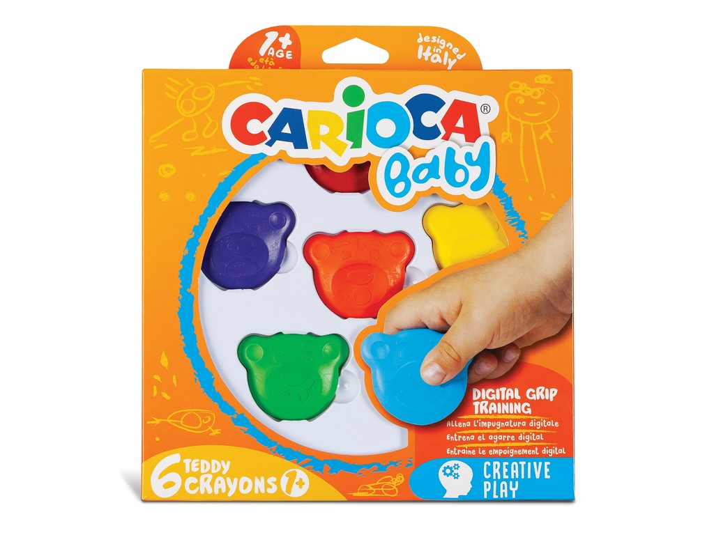 Carioca Baby 1+ creioane cerate Teddy Carioca