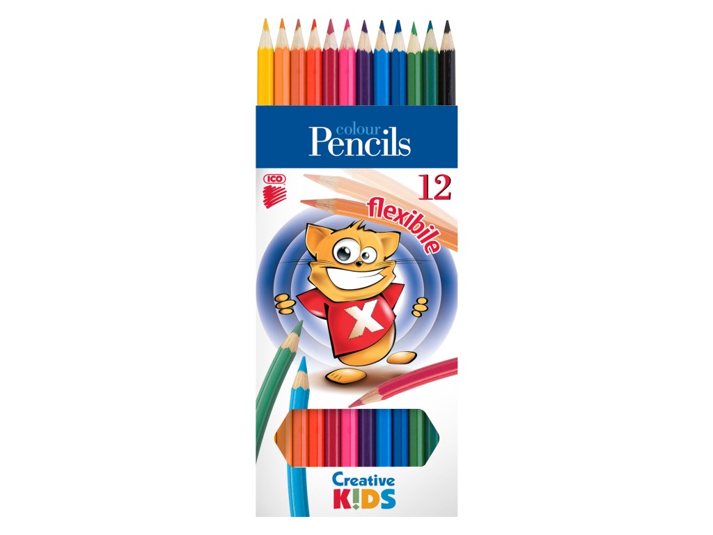 Creioane color flexibile Creative Kids Creative Kids imagine 2022 depozituldepapetarie.ro