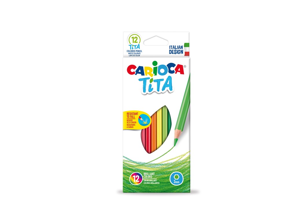 Creioane color Tita Clasic 12/set Carioca imagine model 2022