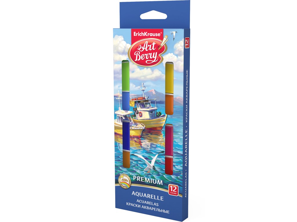 Acuarele ArtBerry Premium cu protectie UV  12/set
