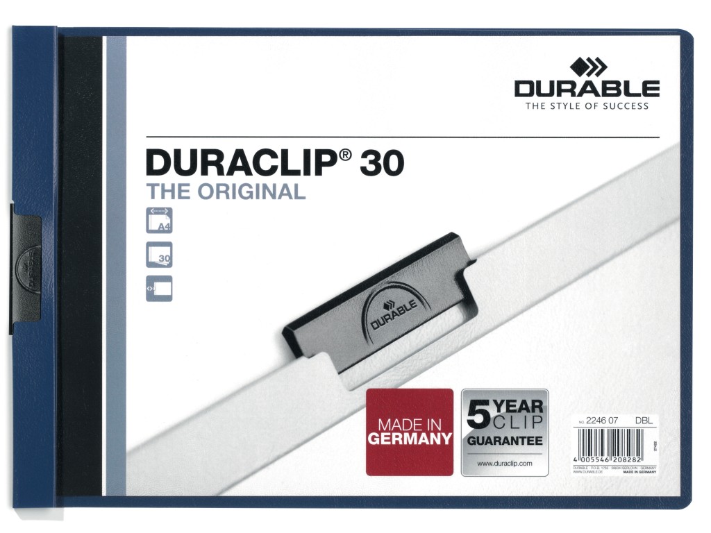 Dosar plastic Duraclip 30 A4 landscape Durable Durable