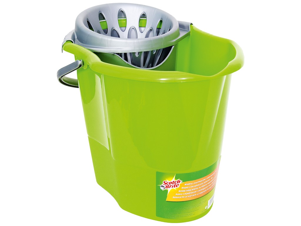Galeata cu storcator si separator scotch-brite